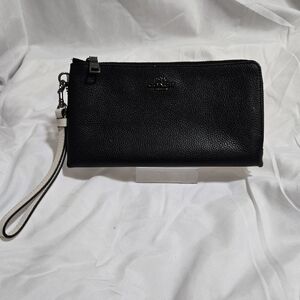 Coach Black Wristlet Wallet